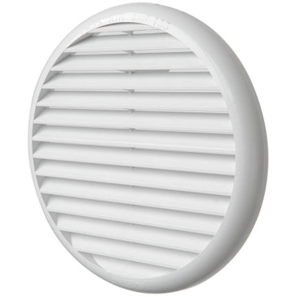 LA VENTILAZIONE GRIGLIA IN ABS TONDA CON MOLLE COLORE BIANCO