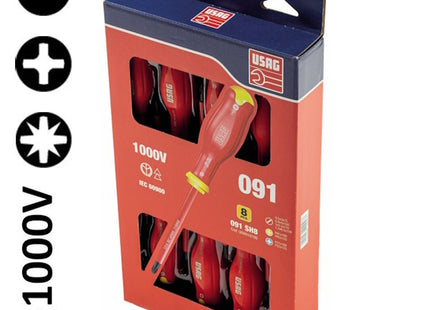 USAG  091 SH8 SERIE DI 8 GIRAVITI ISOLATI 1000V