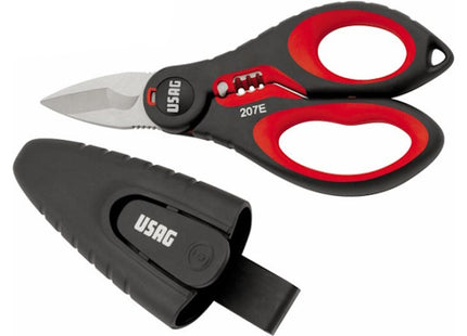 USAG  207E FORBICI PER ELETTRICISTI LAME DIRITTE MM155