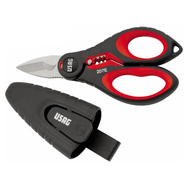 USAG  207E FORBICI PER ELETTRICISTI LAME DIRITTE MM155