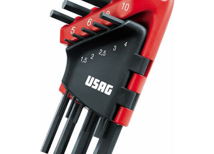 USAG  280 N/S9 9 CHIAVI MASCHIO ESAGONALI PIEGATE SERIE
