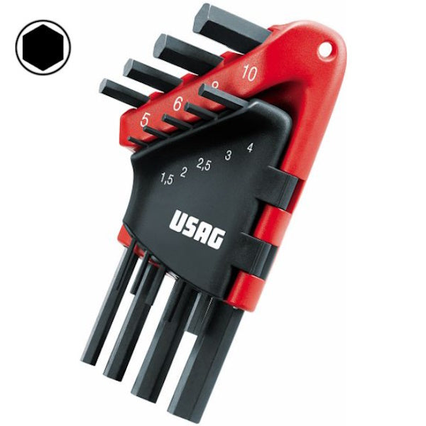 USAG  280 N/S9 9 CHIAVI MASCHIO ESAGONALI PIEGATE SERIE