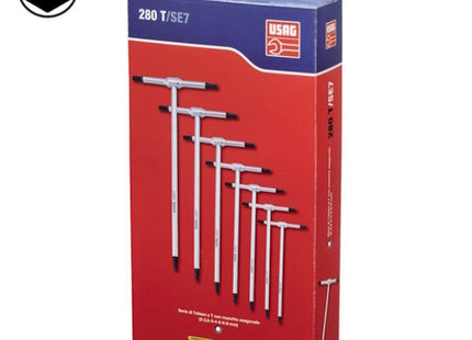 USAG  280 T/SE7 7 CHIAVI MASCHIO ESAGONALI A T SERIE