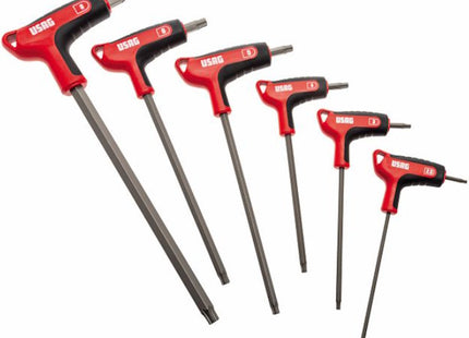 USAG  280 HX/SE6 6 CHIAVI MASCHIO ESAGONALI X-GRIP CON IMPUGNATURA