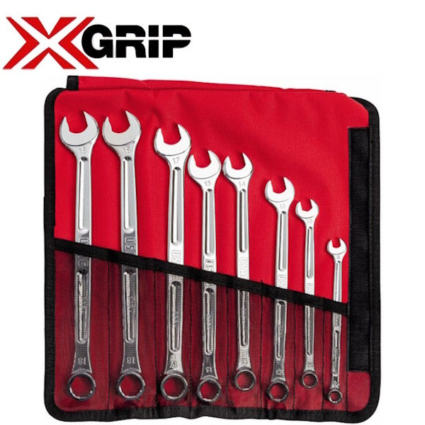 USAG  285 X/B8 SERIE 8 CHIAVI COMBINATE PROFILO SPECIALE X-GRIP