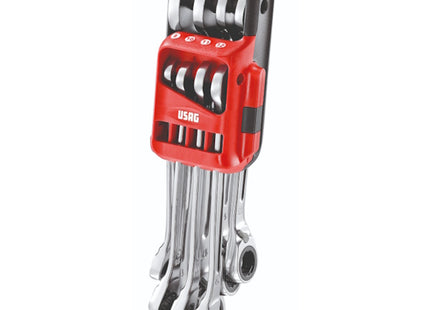 USAG  285KA/DS8 SERIE 8 CHIAVI COMBINATE A CRICCHETTO REVERSIBILE