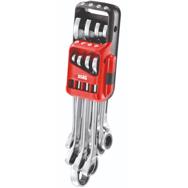 USAG  285KA/DS8 SERIE 8 CHIAVI COMBINATE A CRICCHETTO REVERSIBILE