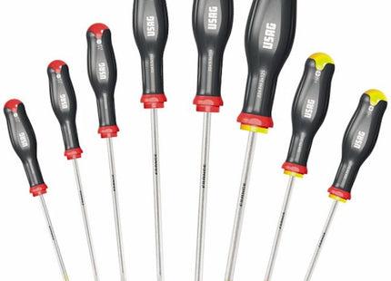 USAG  324 SH8 SERIE DI 8 GIRAVITI A TAGLIO E A CROCE PHILLIPS