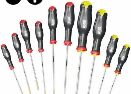 USAG  324 SH10 SERIE DI 10 GIRAVITI A TAGLIO E A CROCE PHILLIPS