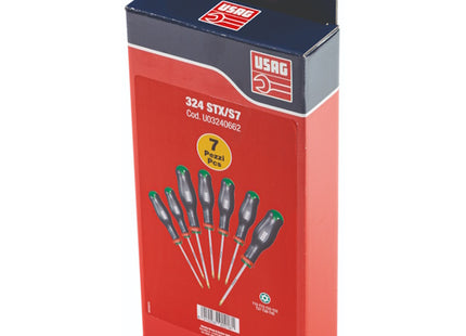 USAG  324 STX/S7 SERIE DI 7 GIRAVITI TORX TAMPER RESISTANT