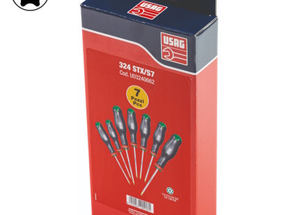 USAG  324 STX/S7 SERIE DI 7 GIRAVITI TORX TAMPER RESISTANT