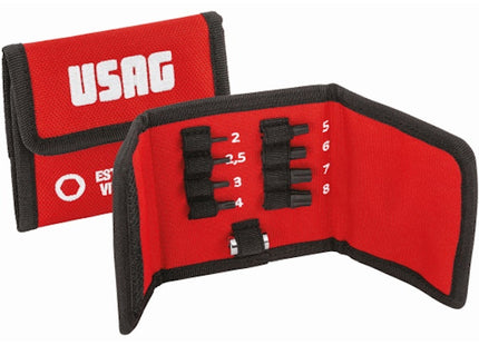 USAG  458E/B9 SET 8 ESTRATTORI PER VITI TCEI DANNEGGIATE