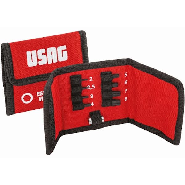 USAG  458E/B9 SET 8 ESTRATTORI PER VITI TCEI DANNEGGIATE