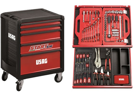USAG  516 SP5B CARRELLO START ASSORTIMENTO 146 UTENSILI*