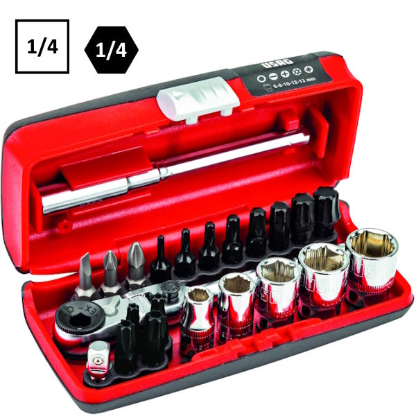 USAG  609 1/4 SKX ASSORTIMENTO BUSSOLE E INSERTI X-GRIP PZ23