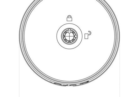 MERONI SERRATURA DI SICUREZZA PER FURGONI MOD. UFO 2 CONF.DA PZ2