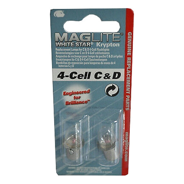 MAG-LITE LAMPADINE DI RICAMBIO MOD. 4-CELL C&D
