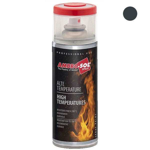 AMBRO-SOL SMALTO ACRILICO ALTA TEMPERATURA GRIGIO ANTRACITE SPRAY ML400