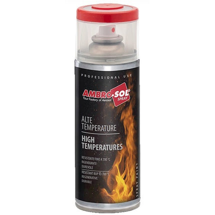 AMBRO-SOL SMALTO ACRILICO ALTA TEMPERATURA GRIGIO ANTRACITE SPRAY ML400