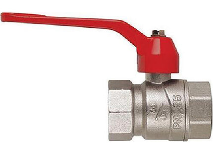 GT COMIS ART 300 VALVOLA A SFERA IN OTTONE NICHELATO CON LEVA F/F