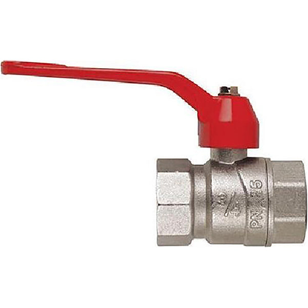 GT COMIS ART 300 VALVOLA A SFERA IN OTTONE NICHELATO CON LEVA F/F