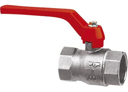 GT COMIS ART 370 VALVOLA A SFERA IN OTTONE SBIANCATO CON LEVA F/F