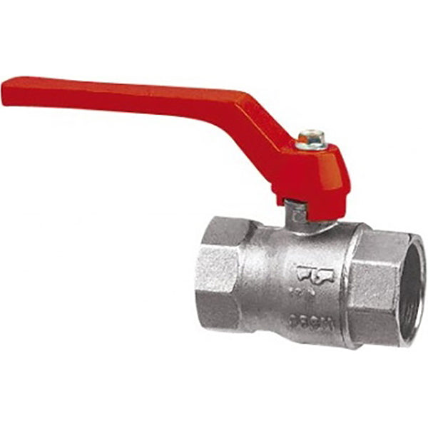 GT COMIS ART 370 VALVOLA A SFERA IN OTTONE SBIANCATO CON LEVA F/F