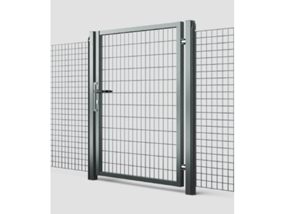 CAVATORTA CANCELLO IN FERRO PLASTIFICATO COLORE ANTRACITE CM100X100