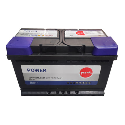 VESNA BATTERIA PER VEICOLI MOD. POWER VE100-L4 100AH 800A