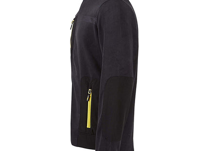 U-POWER FELPA IN PILE CON ZIP VENUS COLORE BLACK CARBON