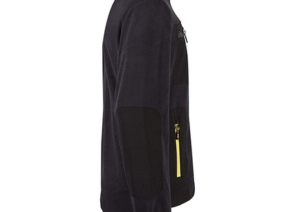 U-POWER FELPA IN PILE CON ZIP VENUS COLORE BLACK CARBON