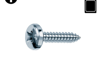 SODIFER VITI AUTOFILETTANTI TC PH ZINCATA BIANCA IN CONF.BLISTER