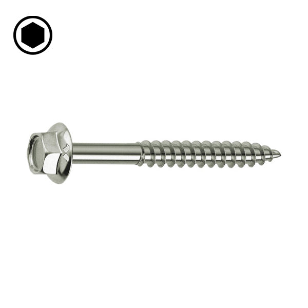 MUSTAD VITE KOVERVIT AA TE TIRAFONDO PER LEGNO CHROMITING LUBRIFICATA