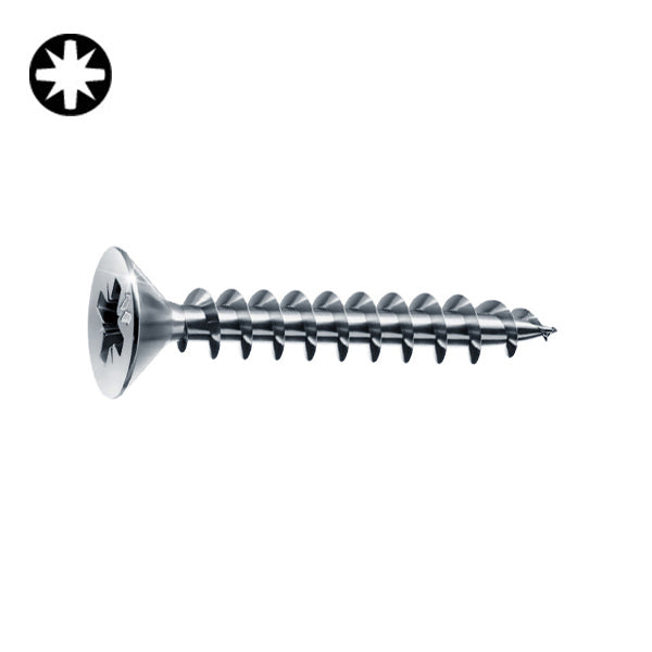 MUSTAD VITE PANELVIT PC TSP PZ PER LEGNO PER COPRIVITI ZINCATA BIANCA