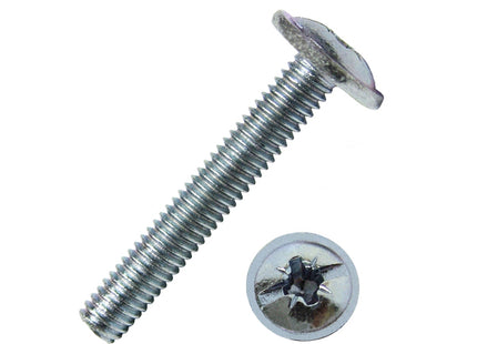 SODIFER VITI TESTA BOMBATA LARGA ZINCO CROMATE IN CONF.BLISTER