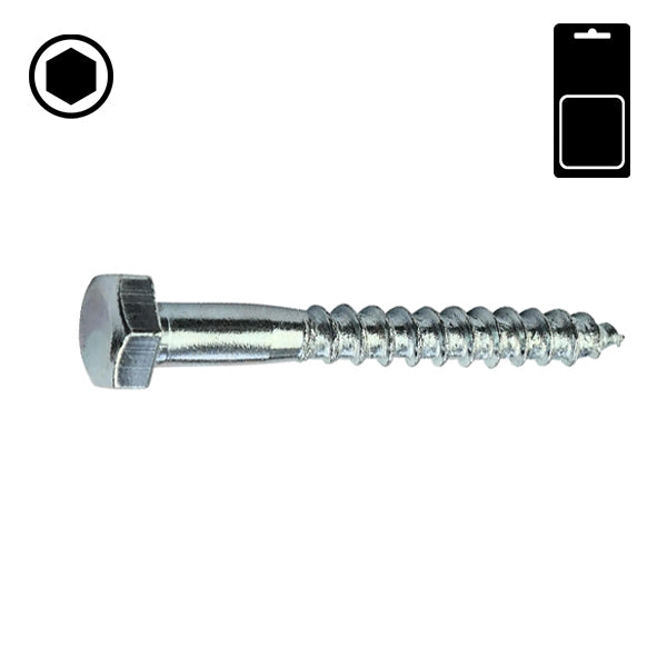 SODIFER VITI PER LEGNO TESTA ESAGONALE ZINCATE IN CONF.BLISTER