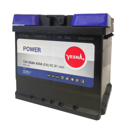 VESNA BATTERIA PER VEICOLI MOD. POWER VS50-L1 50AH 420A