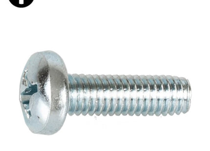 VITE TRILOBATA AUTOFORMANTE TC PH ZINCATA BIANCA M 5X 25 UNI 8112