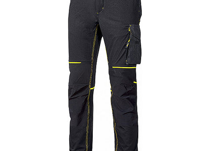 U-POWER PANTALONE IN TESSUTO WORLD LADY COLORE BLACK CARBON