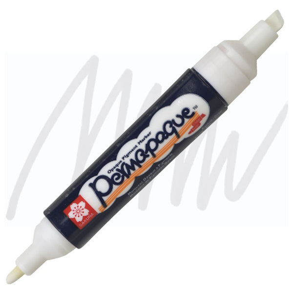 ELEMATIC MARCATORE PERMAPAQUE PUNTA SCALPELLO/CONICA MM5,5/1,2 BIANCO*