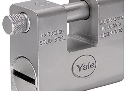 YALE LUCCHETTO IN ACCIAIO Y 164 MM84 RETTANGOLARE