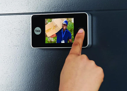 YALE SPIONCINO ELETTRONICO CON DISPLAY DIGITALE COLORE OTTONE