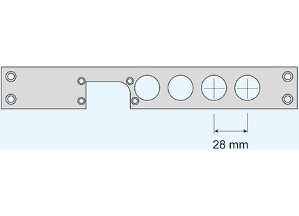 ASSA ABLOY FRONTALE PER INCONTRO ELETTRICO PER BLINDATO