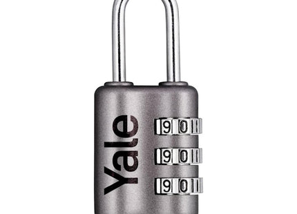 YALE LUCCHETTO DA VIAGGIO YP2 MM23 CON COMBINAZIONE GRIGIO
