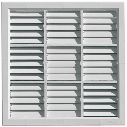 LA VENTILAZIONE GRIGLIA IN ABS DA INCASSO ORIENTABILE MM340X340 BIANCO