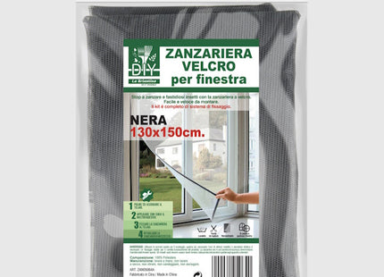 LA BRIANTINA ZANZARIERA A VELCRO PER FINESTRA CM130X150