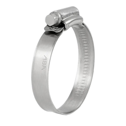 ABA FASCETTA STRINGITUBO BANDA PIENA DA MM12 IN INOX AISI 304 ART.3571
