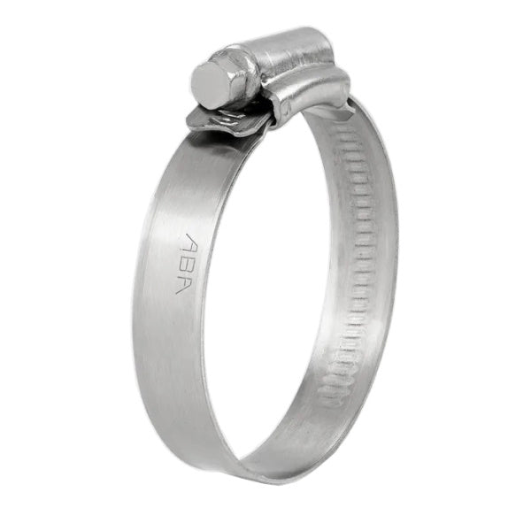 ABA FASCETTA STRINGITUBO BANDA PIENA DA MM12 IN INOX AISI 304 ART.3571