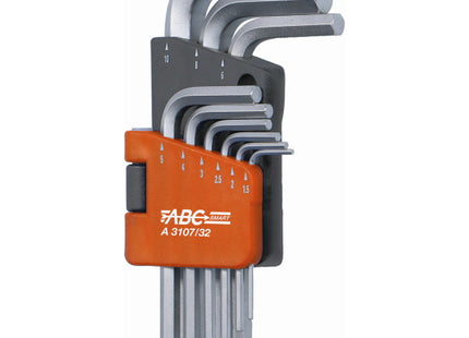 ABC TOOLS SMART SERIE  9 CHIAVI MASCHIO ESAGONALI DA MM1,5 A MM10