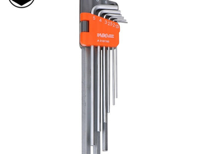 ABC TOOLS SMART SERIE  9 CHIAVI MASCHIO ESAGONALI LUNGHE DA MM1,5 A MM10
